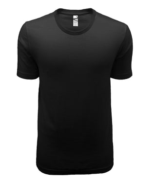 Buy black DP 1001 Cotton Jersey -  Short Sleeve Tee - Unisex