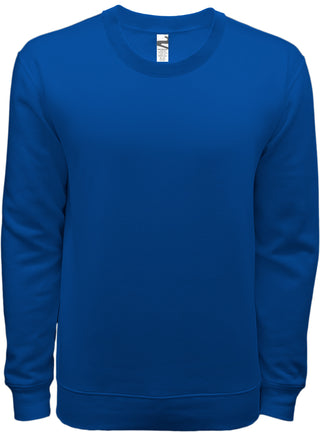 Buy royal-blue DP 2003 Cotton/Poly 3end Fleece-  Crew Neck Sweatshirt - Unisex